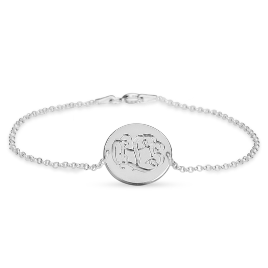 Engraved Monogram Bracelet