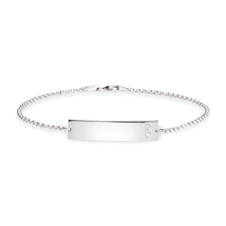 Initial Bar Bracelet