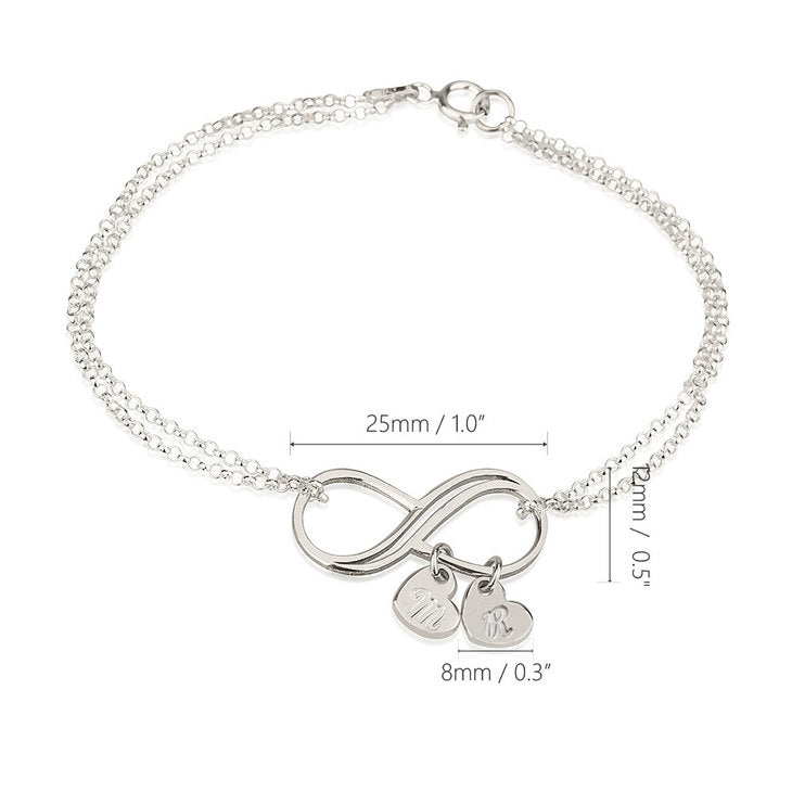 Personalized Infinity Bracelet