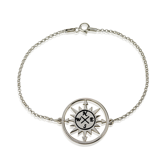 Cut Out Compass Bracelet