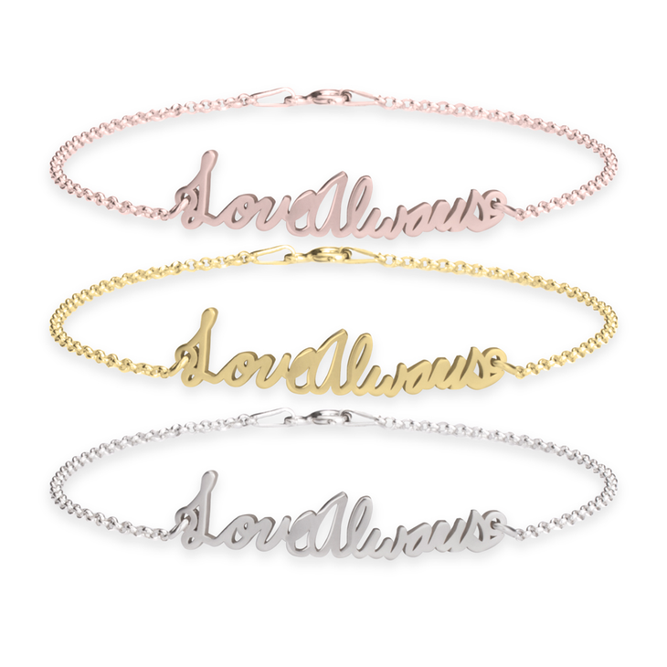 Personalized Signature Bracelet