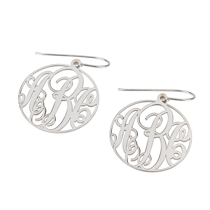 Classic Monogram Earrings