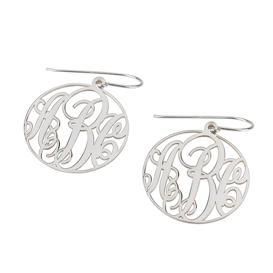 Classic Monogram Earrings