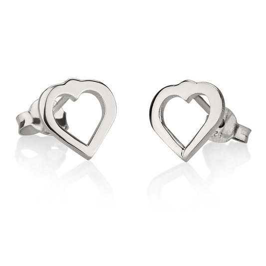 Cut Out Heart Earrings