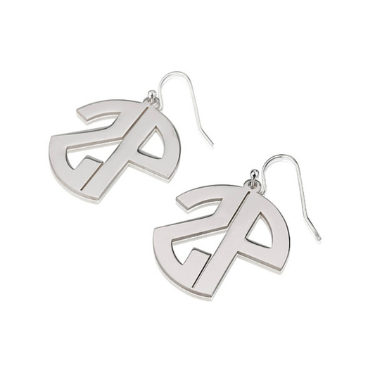 Capital Letters Monogram Earrings