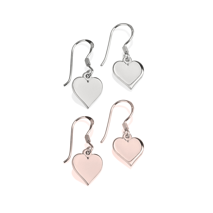 Dangle Heart Earrings