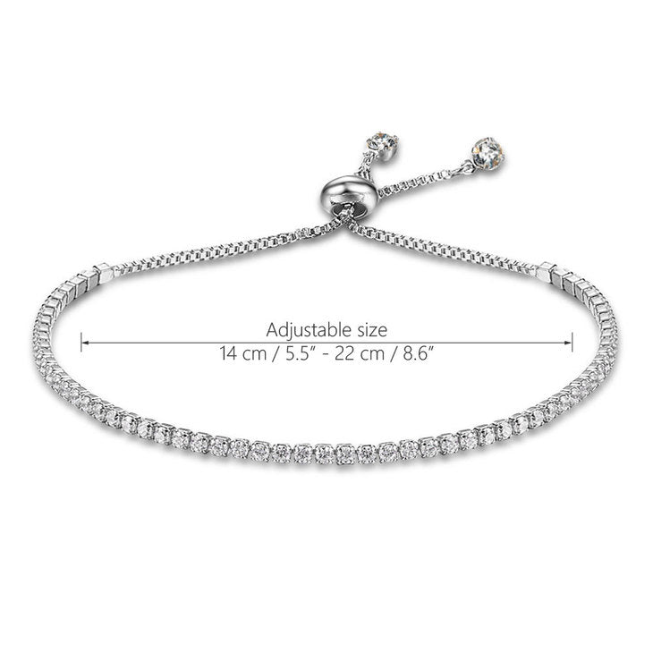 Cubic Zirconia Tennis Bracelet