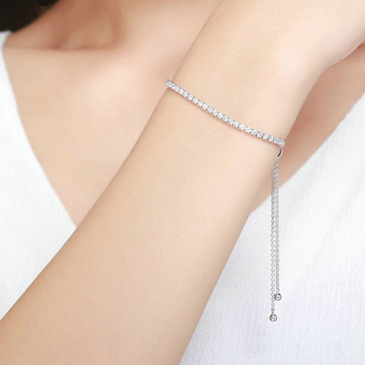 Cubic Zirconia Tennis Bracelet