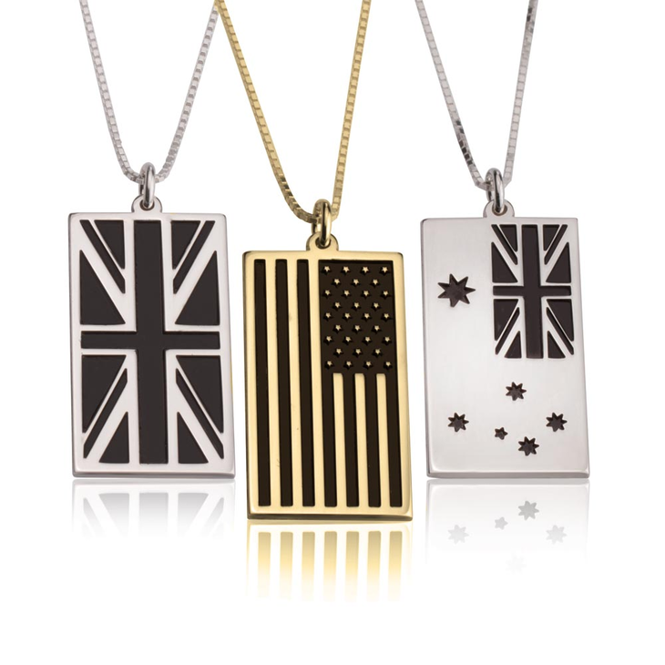 Flag Necklace