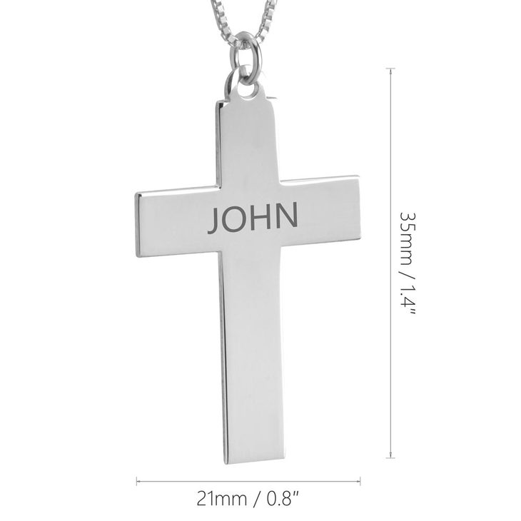 Cross Name Necklace