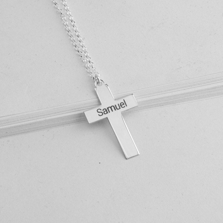 Cross Name Necklace