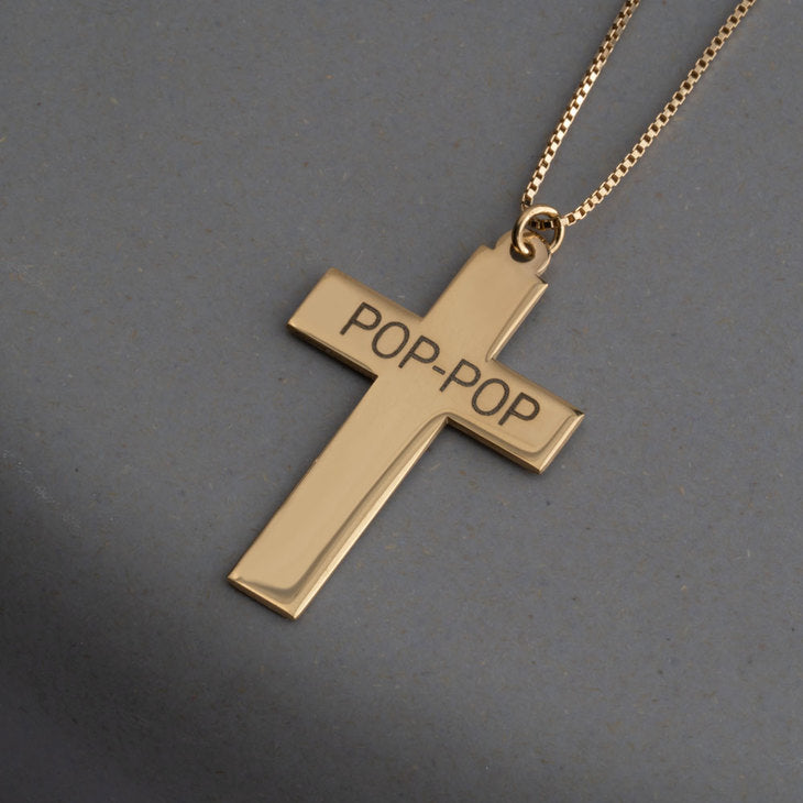 Cross Name Necklace