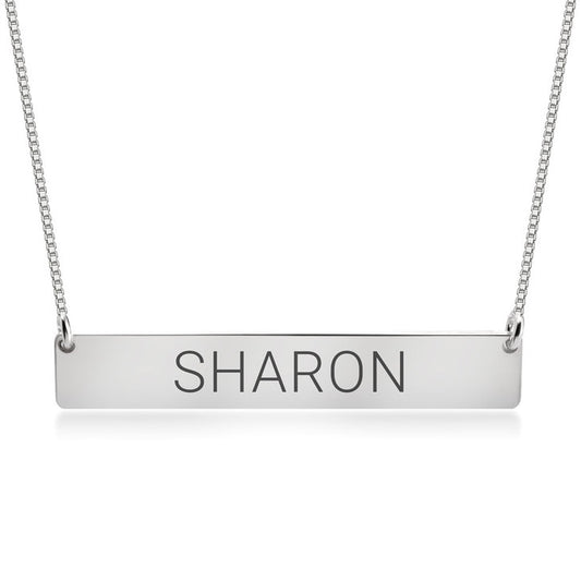 Personalized Bar Necklace