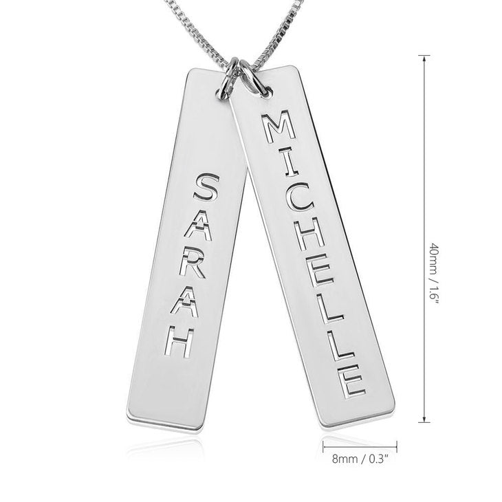 Vertical Bar Necklace