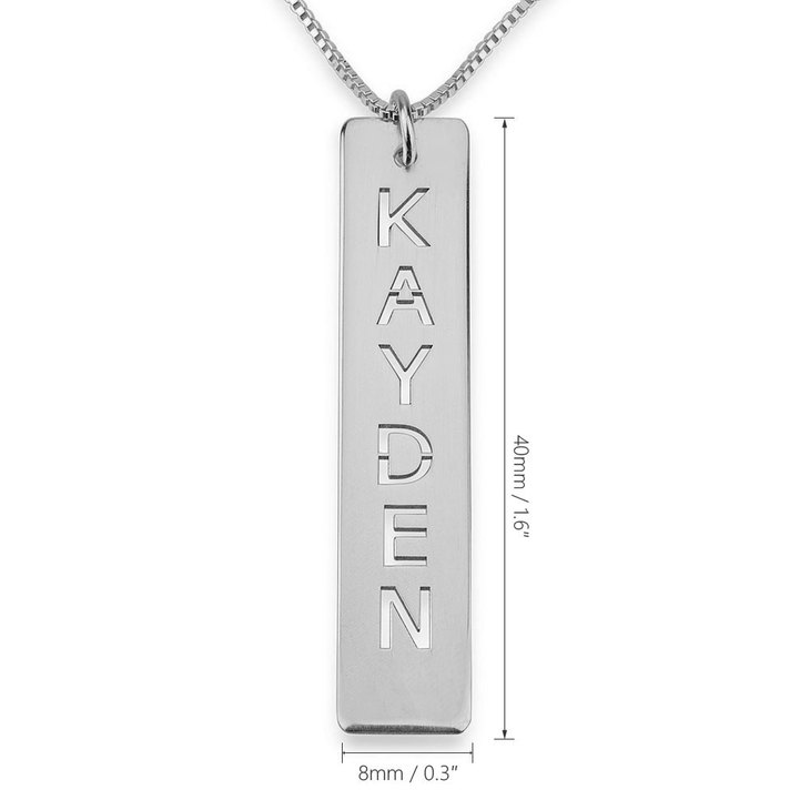 Bar Pendant Necklace