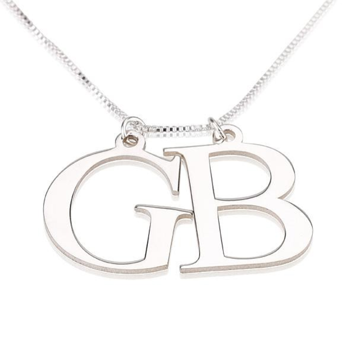 Two Initial Necklace