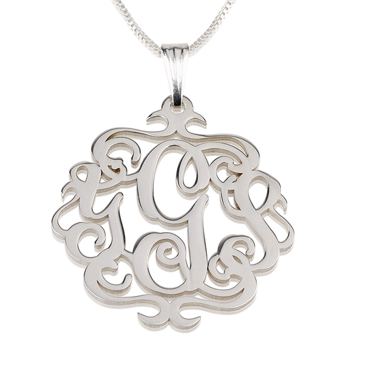 Antique Monogram Necklace