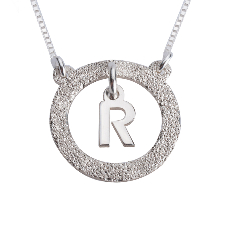 Floating Initial Necklace