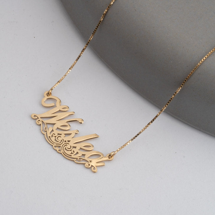 Underlined Name Necklace