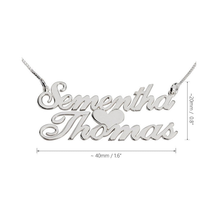Two Names Necklace