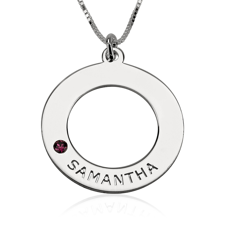 Family Birthstone Necklace