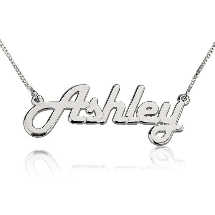 Retro Name Necklace