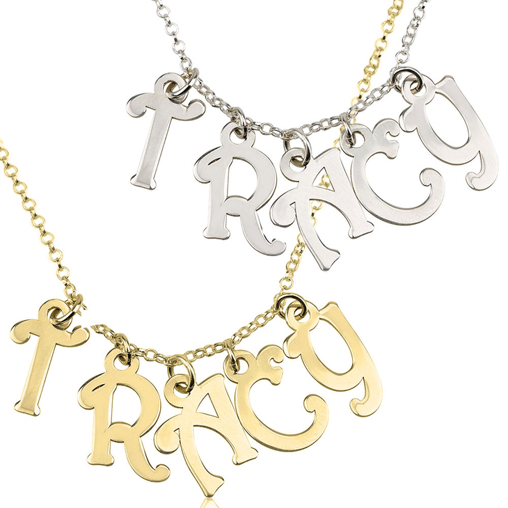 Name Charm Necklace