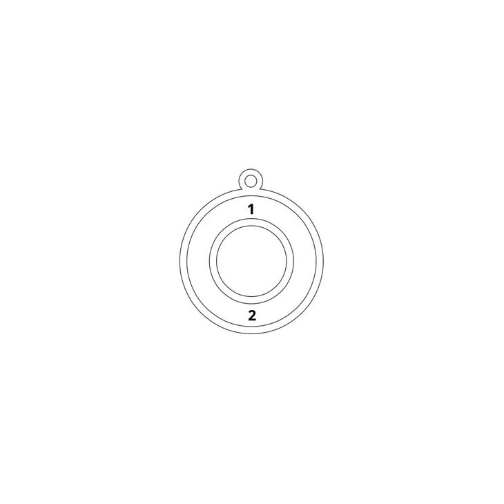 Circle Two Name Necklace