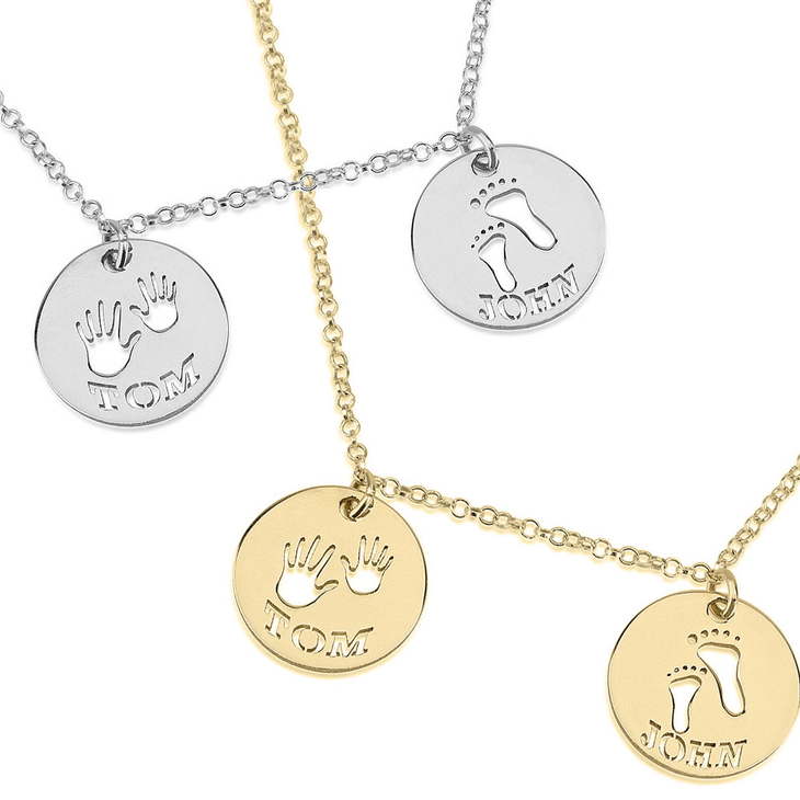 Mother's Necklace with Two Names