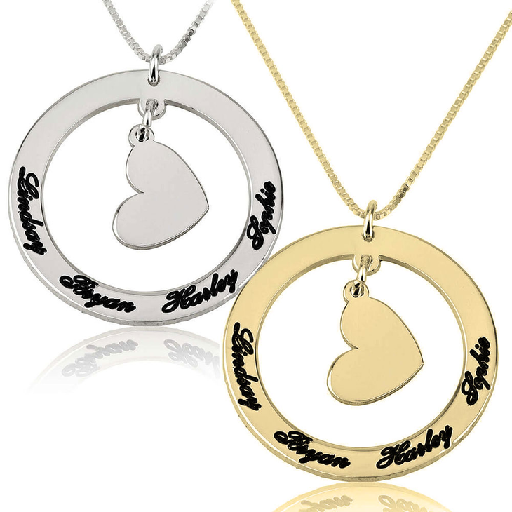 Necklace with Kids Names