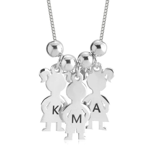 Boy And Girl Necklace Charm