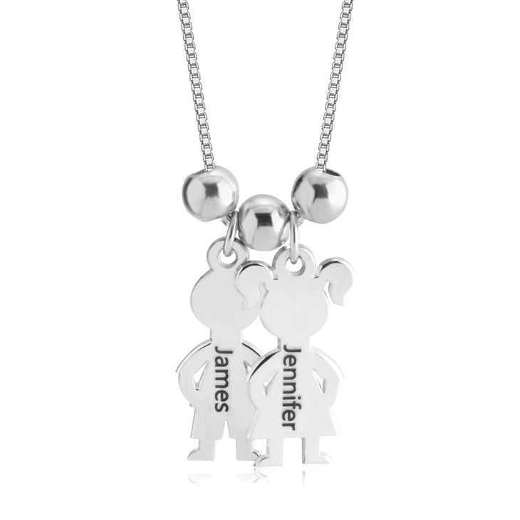 Boy And Girl Necklace Charm