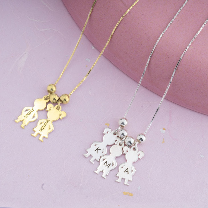 Boy And Girl Necklace Charm