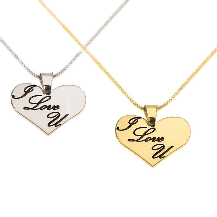 I Love You Heart Necklace