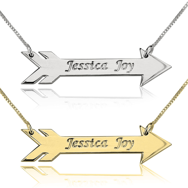 Feather Arrow Necklace