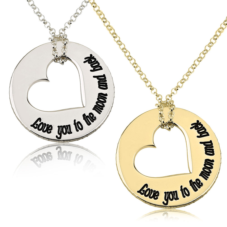 Love You To The Moon And Back Necklace
