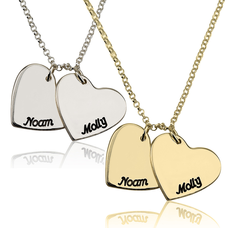 Two Hearts Necklace