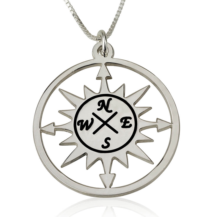 Compass Pendant Necklace