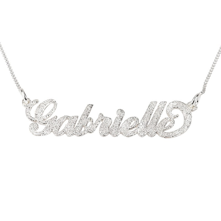 Sparkling Carrie Name Necklace