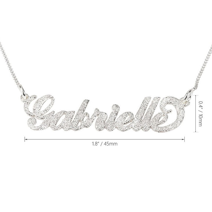 Sparkling Carrie Name Necklace