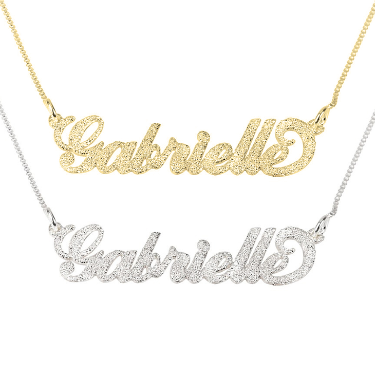 Sparkling Carrie Name Necklace