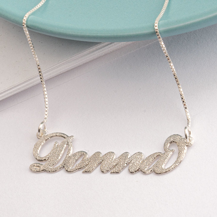 Sparkling Carrie Name Necklace