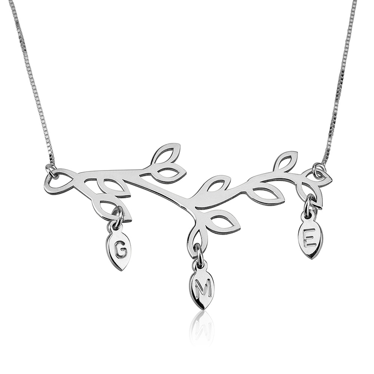 Mother`s Tree Branch Necklace