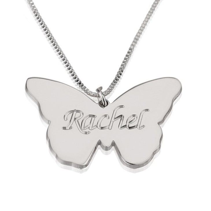 Butterfly Name Pendant