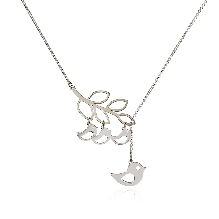 Bird Family Necklace