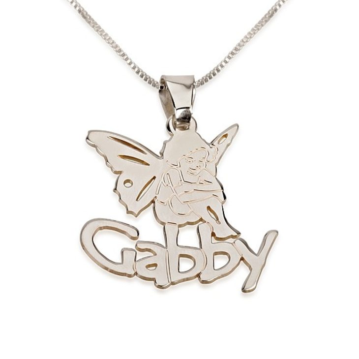 Angel Pendant With Name