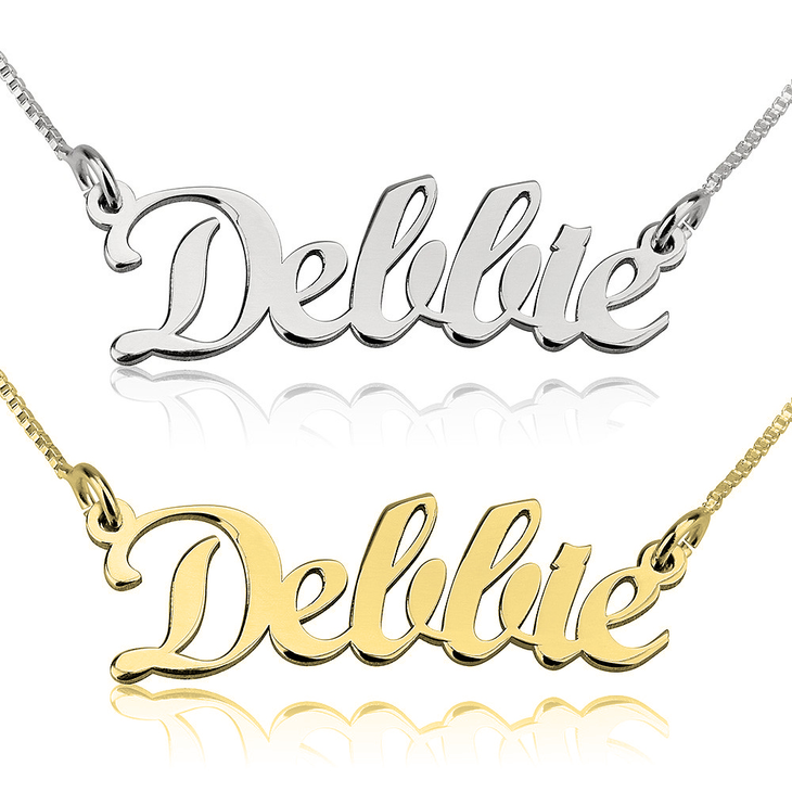 Contemporary Name Necklace