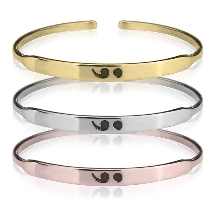 Semicolon Bangle
