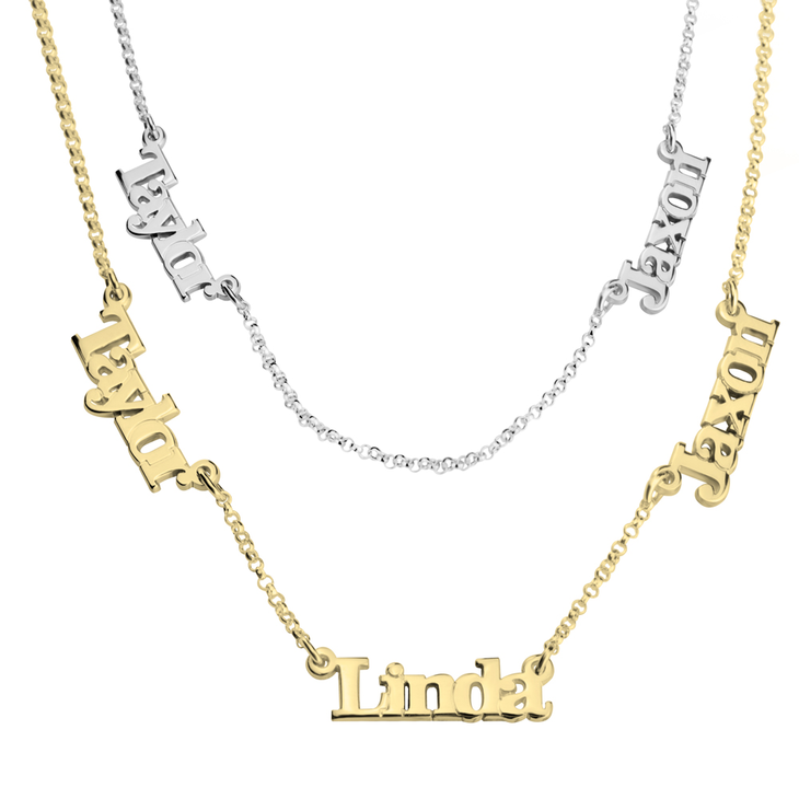 Multiple Name Necklace