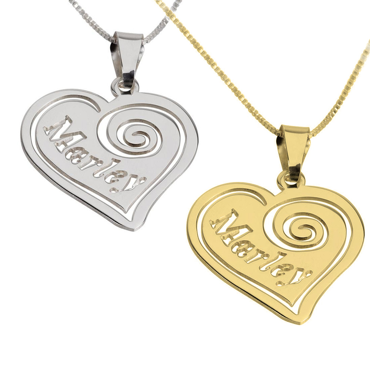 Heart Name Necklace